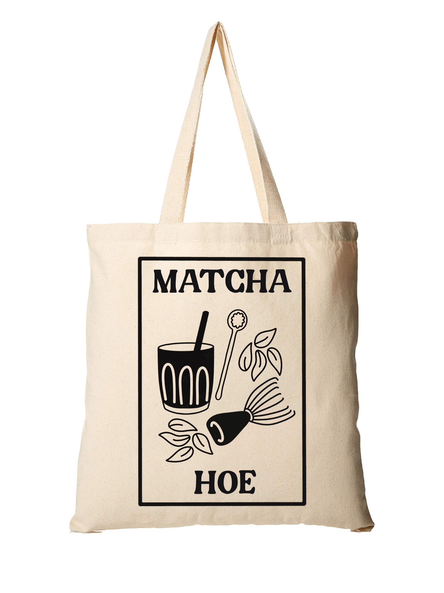 MATCHA HOE Tote Bag – Canvas Shopper