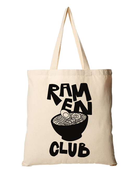 Ramen Club Tote Bag - Canvas Shopper