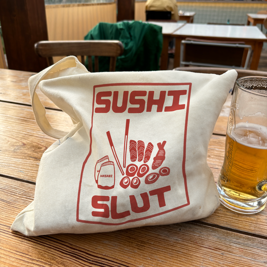 SUSHI SLUT Tote Bag – Canvas Shopper